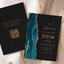 Search for teal blue birthday invitations Chic