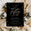 Search for black gold party invitations Calligraphy