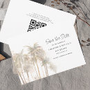 Search for palm tree save the dates Rustic