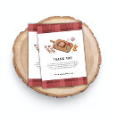 Search for red plaid thank you cards Bbq