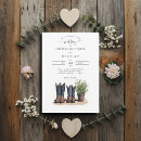 Search for cowgirl wedding invitations Western