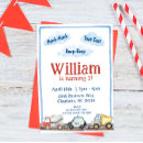 Search for vehicle birthday invitations Construction