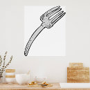 Search for kitchen utensil posters Fork