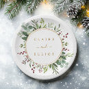 Search for christmas wedding plates Red berries