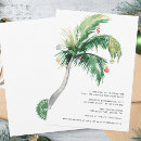 Search for florida christmas invitations Palm tree