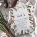 Search for rustic winter bridal shower invitations Elegant calligraphy script