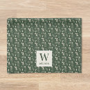 Search for dark green placemats Kitchen