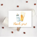 Search for beer thank you cards Beer baby shower
