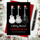 Search for music lovers christmas cards Guitarist