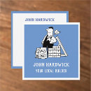 Search for building materials business cards Builder