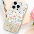 Search for watercolor floral iphone cases Initials
