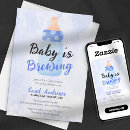 Search for baby bottle invitations Watercolor