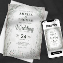 Search for enchanted forest wedding invitations Greenery