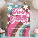 Search for boho rainbow birthday invitations Two groovy