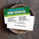 Search for junk removal business cards Demolition