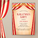 Search for vintage circus invitations Colourful
