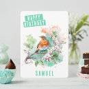 Search for robin birthday cards Watercolor