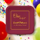 Search for burgundy and gold plates Simple