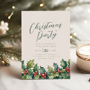 Search for holly christmas invitations Simple