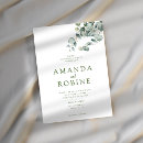 Search for simple greenery wedding invitations Spring summer fall