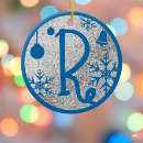Search for letter r christmas tree decorations Blue