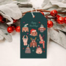 Search for dog christmas gift tags Green