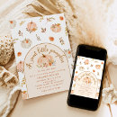 Search for sweet little pumpkin baby shower invitations Orange