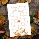 Search for pumpkin bingo Baby shower bingo