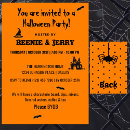 Search for happy halloween invitations Spider