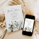 Search for winter bridal shower invitations Pine cone