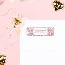 Search for glitter background return address labels Pink