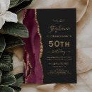 Search for burgundy and gold birthday invitations Chic