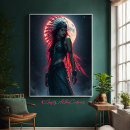 Search for native american canvas prints Moon