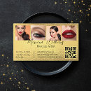 Search for makeup artist business cards Stylish