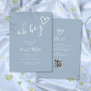 Search for all in one baby boy shower invitations Dusty blue
