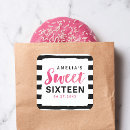 Search for pink black sweet 16 stickers Trendy