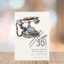 Search for vintage 30th birthday invitations 30 and fabulous
