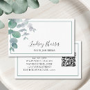 Search for eucalyptus business cards Qr code