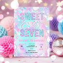 Search for seven birthday invitations 7th birthday party