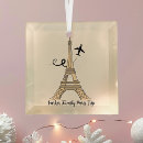 Search for tower christmas tree decorations Paris france