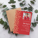 Search for men red invitations Gold