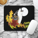 Search for wolf howling mouse mats Full moon