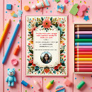 Search for enchanted fairy birthday invitations Floral