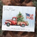 Search for vintage red truck invitations Farmhouse