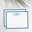 Search for blue border note cards Classic