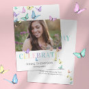 Search for pastel butterfly invitations Rainbow
