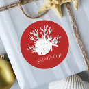 Search for coastal christmas stickers Seas and greetings