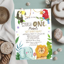 Search for bird 1st birthday invitations Tropical