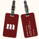 Search for wine luggage tags Typography