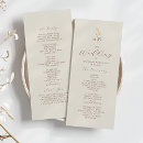 Search for wildflower wedding programs Boho